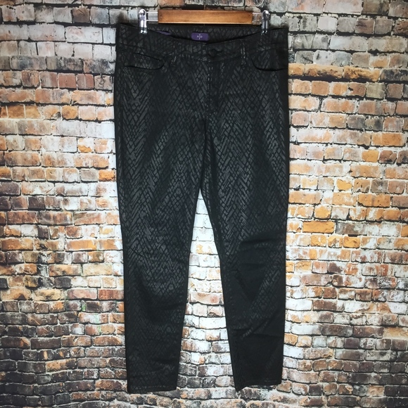 NYDJ Denim - NYDJ Alina Legging Black Skinny Jeans Women Sz 8
